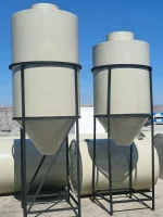Siloz stocare 3 m³ cu structură metalică